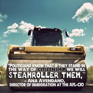 AFL-CIO Steamroller Politicians Against Amnesty