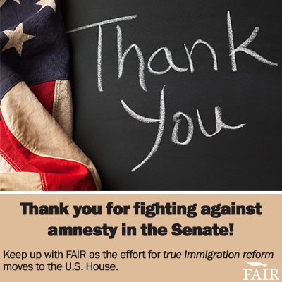 Thank you for fighting amnesty!