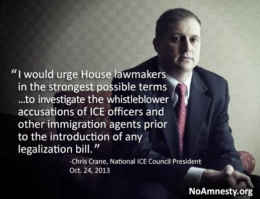 Crane: Investigate Whistleblower Accusations at ICE Before Immigration Reform