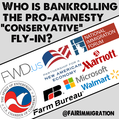 Who is bankrolling the Pro-Amnesty "Conservative" Fly-in?