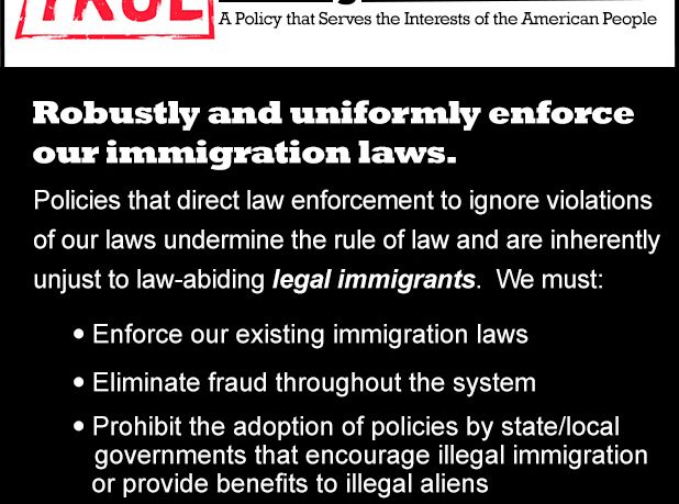What True Immigration Reform Looks Like: Enforce Laws