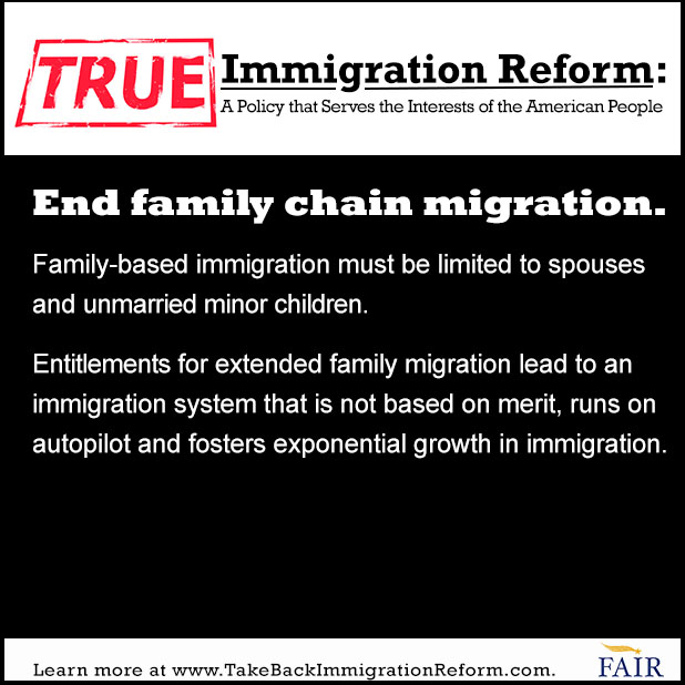 True Immigration Reform: End Chain Migration