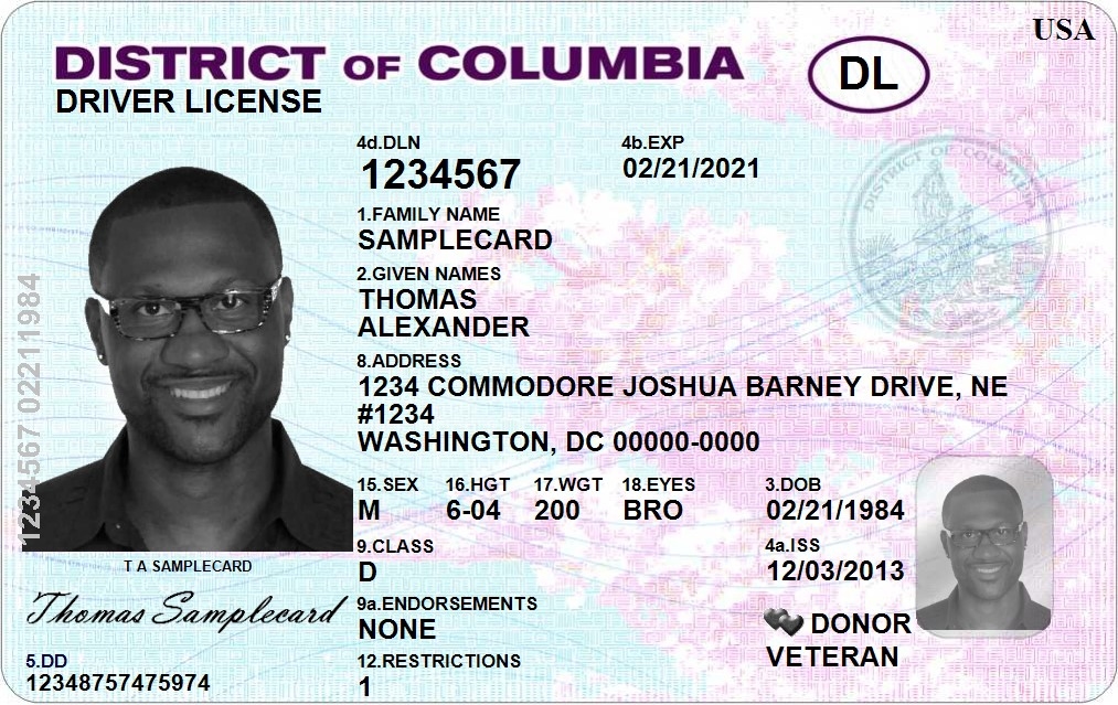 DC Driver's License