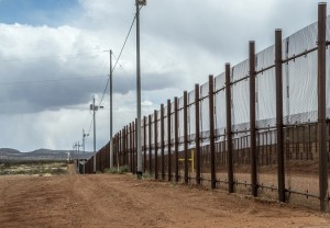 Border fence at Naco Arizona