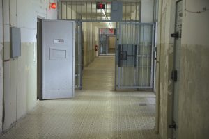 Prison Corridor in Hohensch?nhausen, Berlin, Germany