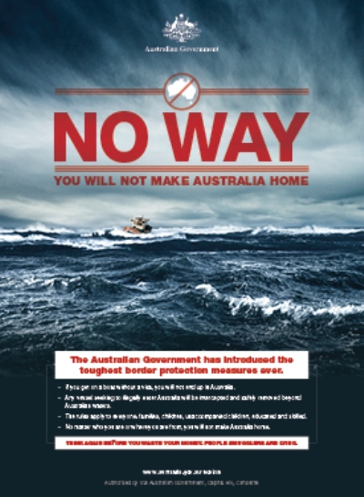 Australia-immigration-no-way-ad-poster