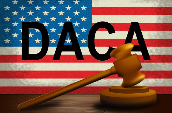 Daca Kids Dreamer Legislation For Us Immigration - 3d Illustration