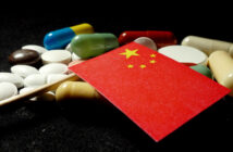 Chinese flag and medicine